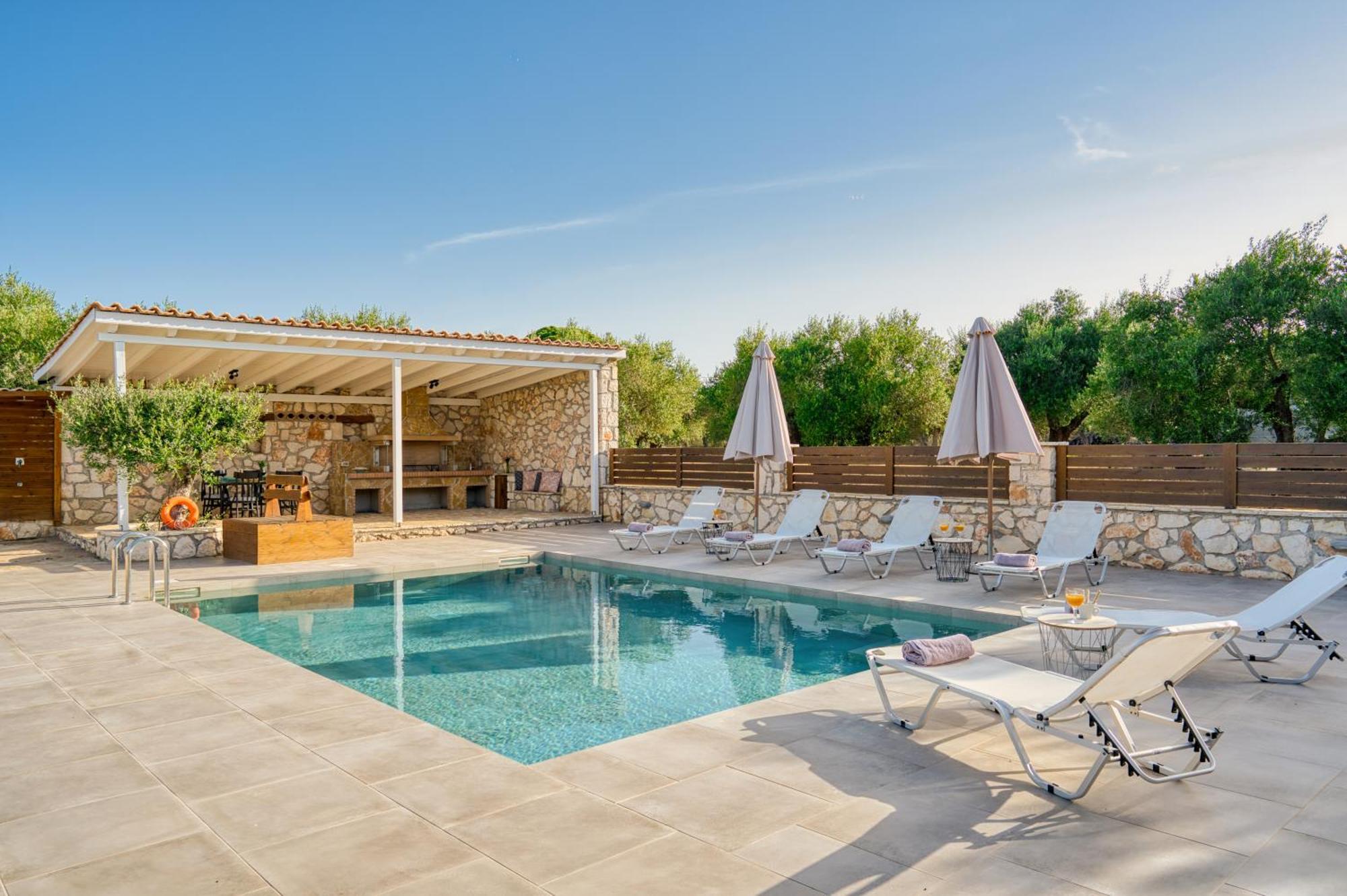 Astarte Villas - Astra Private Villas With Pool Vasilikí Exteriér fotografie