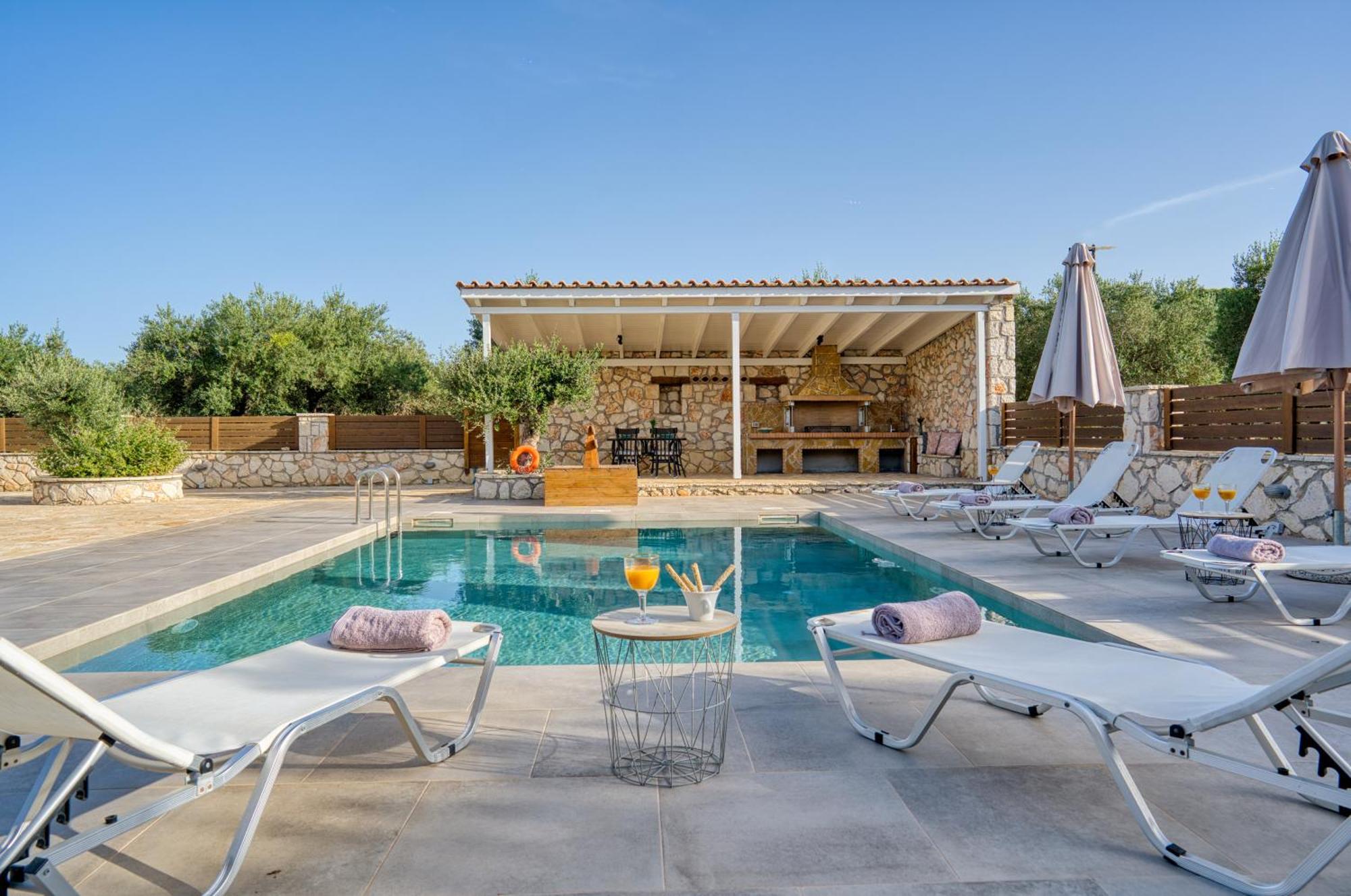 Astarte Villas - Astra Private Villas With Pool Vasilikí Exteriér fotografie